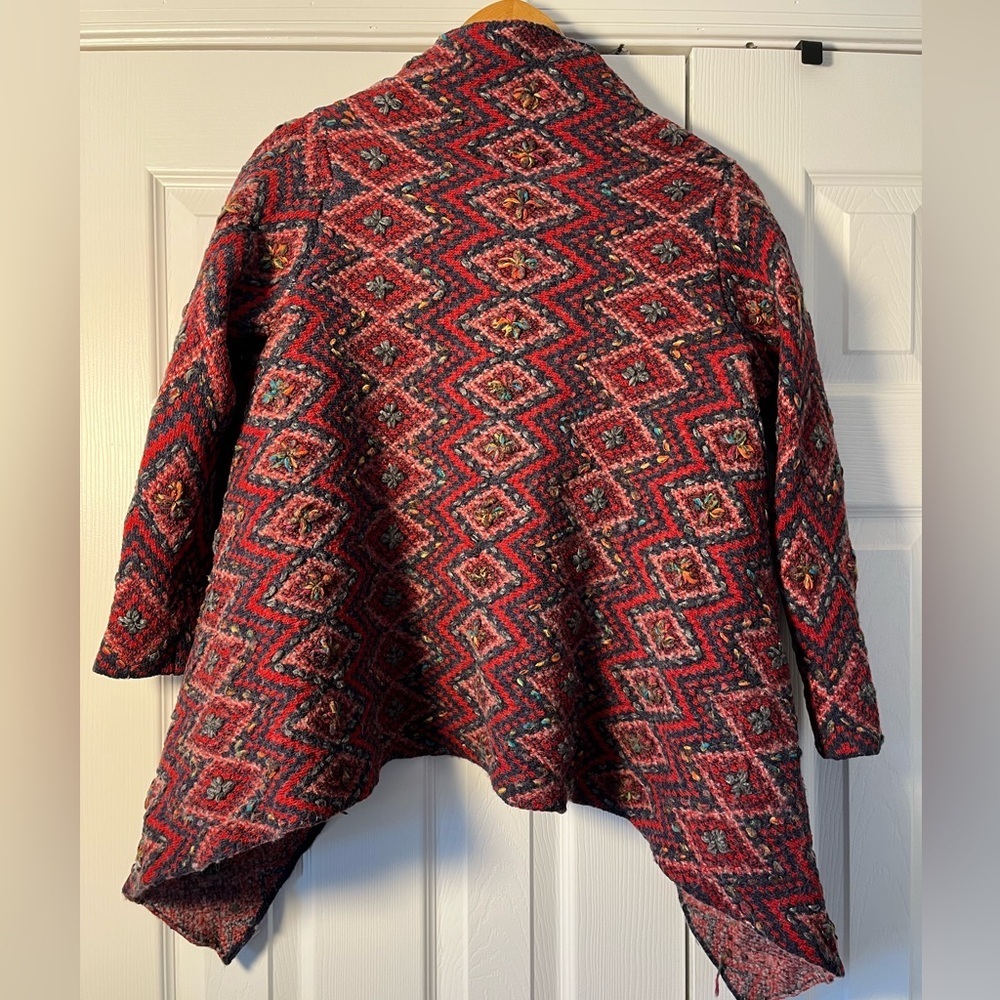 Anthropologie Sleeping on Snow Wool Blend Cardigan Size S - Picture 9 of 12